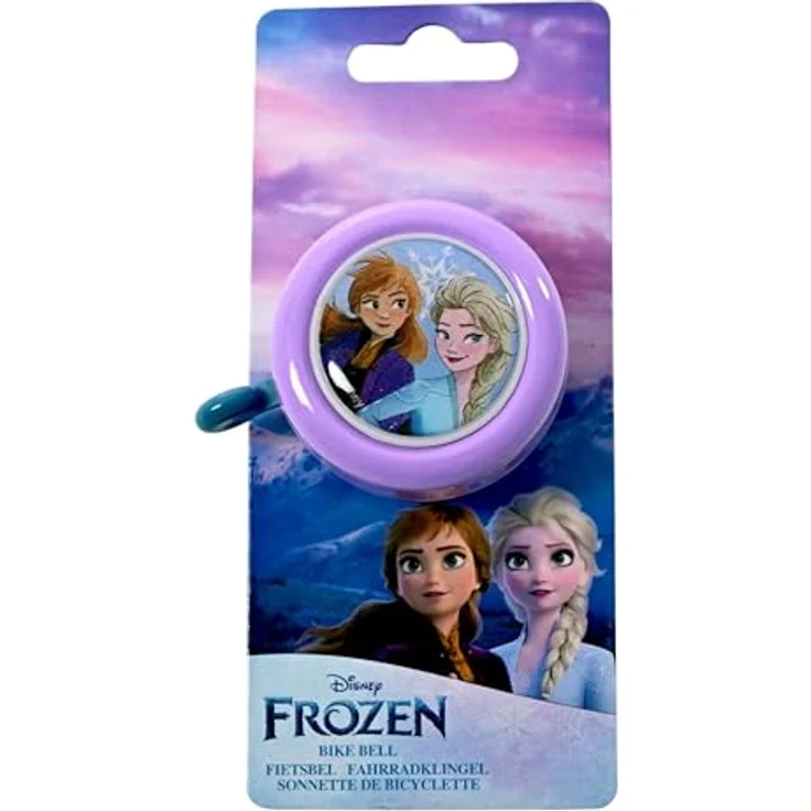 Disney Frozen Fahrradklingel Kinder Mädchen Fahrradglocke Schelle in strahlenden Farben – Bild 1