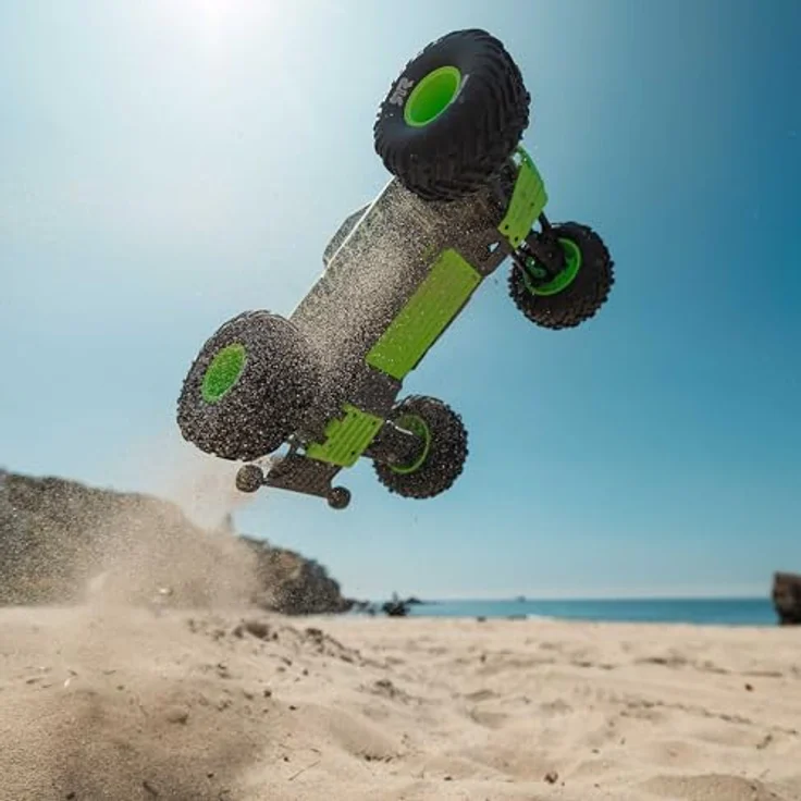 Arrma QUAKE 223S DSC ARTR, Monstertruck 1:10 mit bürstenlosem Elektromotor, 80,5 km/h, 2WD Heckantrieb, grün – Bild 6