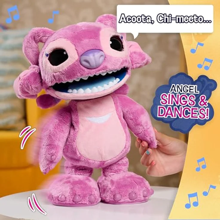 Just Play Disney Stitch Ultimate Angel, interaktives Kuscheltier mit Tonfunktion, 43 cm, für Kinder ab 3 Jahren – Bild 7