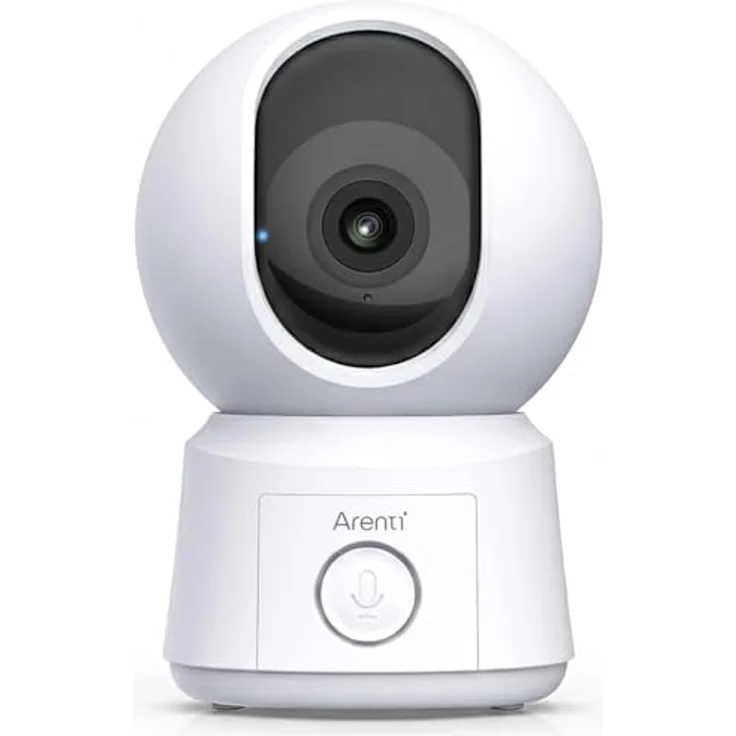 ARENTI AINanny B2 Kit, Full-HD Video-Babyphone mit 12,7 cm (5“) LCD-Bildschirm, IR-Nachtsicht, Schwenk- und Neigefunktion, Auto-Tracking, Temperatur- und Feuchtigkeitssensor, zwei-Wege-Audio – Bild 5