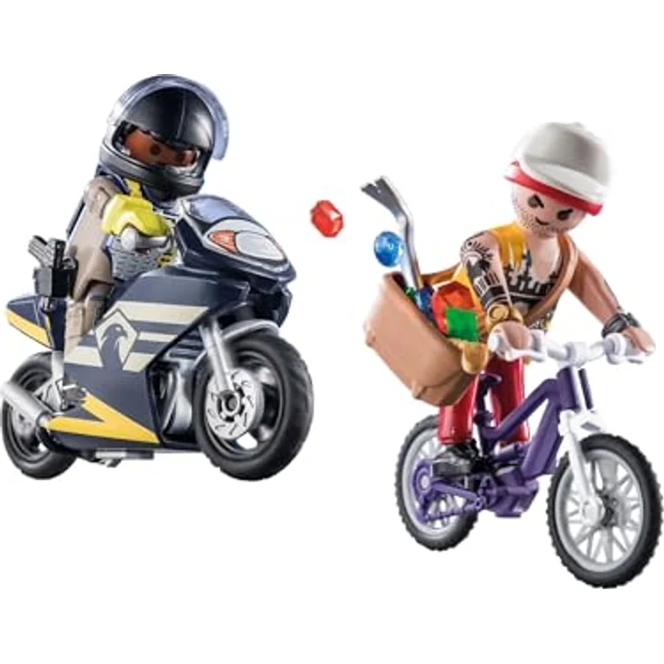 Playmobil® Konstruktions-Spielset Starter Pack, SEK und Juwelendieb (71255), City Action, (27 St), Made in Europe – Bild 5