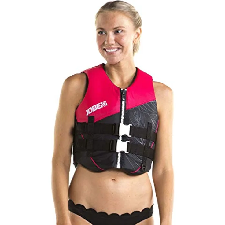 Jobe Damen Nylon Schwimmweste, rosa, L - ISO-zertifiziert mit verstellbaren Gurtbändern