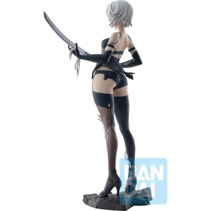 Ichibansho Figur - NieR: Automata - A2 (für die Herrlichkeit der Menschheit) Sammlerstatue, 20 cm hoch, offiziell lizenziert – Bild 5