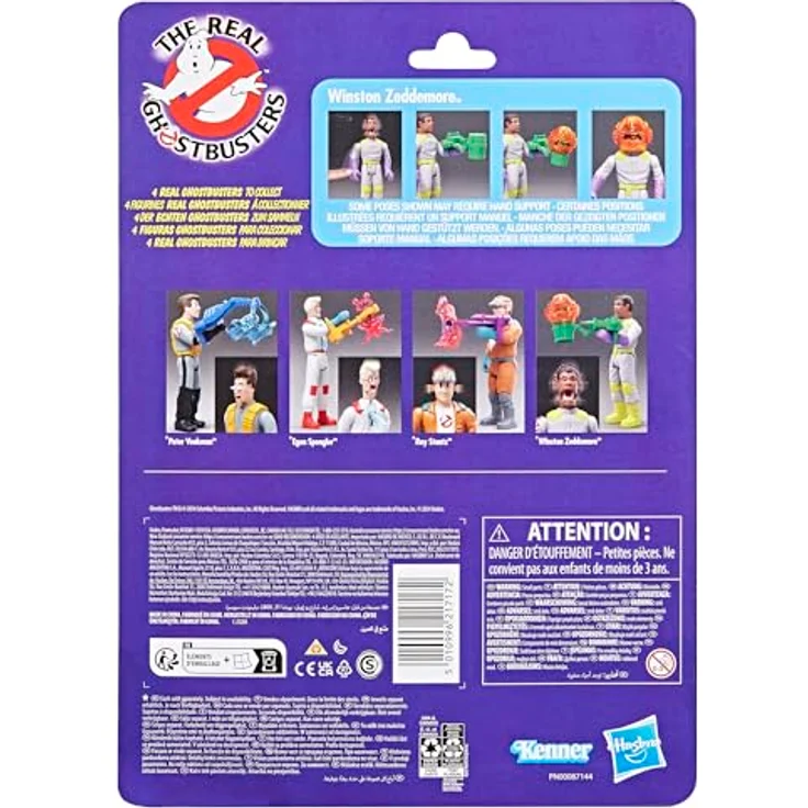 Ghostbusters Kenner Zeddemore, Sammelfigur mit Fright Features und Geisterspielzeugzubehör, klassisches Design aus den 1980er Jahren – Bild 2