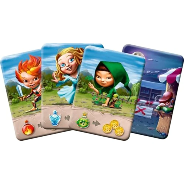 CGE Czech Games Edition Die kleinen Alchemisten, Familienfreundliches Brettspiel mit App-Unterstützung, Deduktionsspiel für 2-4 Spieler, Deutsch – Bild 4
