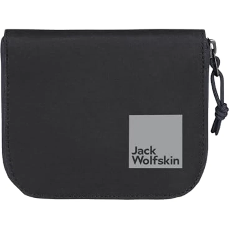 Jack Wolfskin Geldbörse Konya Wallet Black, Kinderportemonnaie aus robustem ARMATECH PLUS 600D-Gewebe – Bild 3