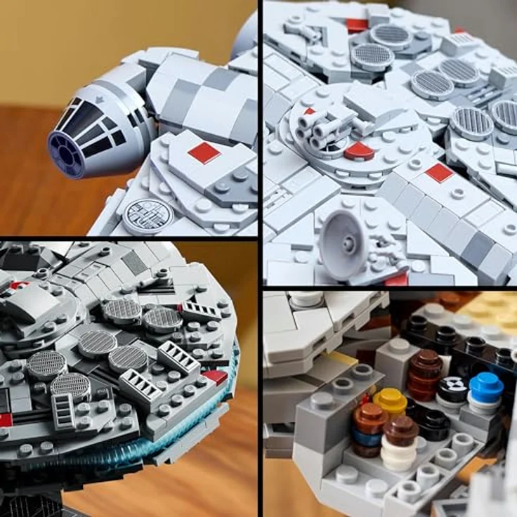 LEGO® Konstruktionsspielsteine Millennium Falcon™ LEGO (75375), LEGO® Star Wars™, (921 St), Made in Europe – Bild 7