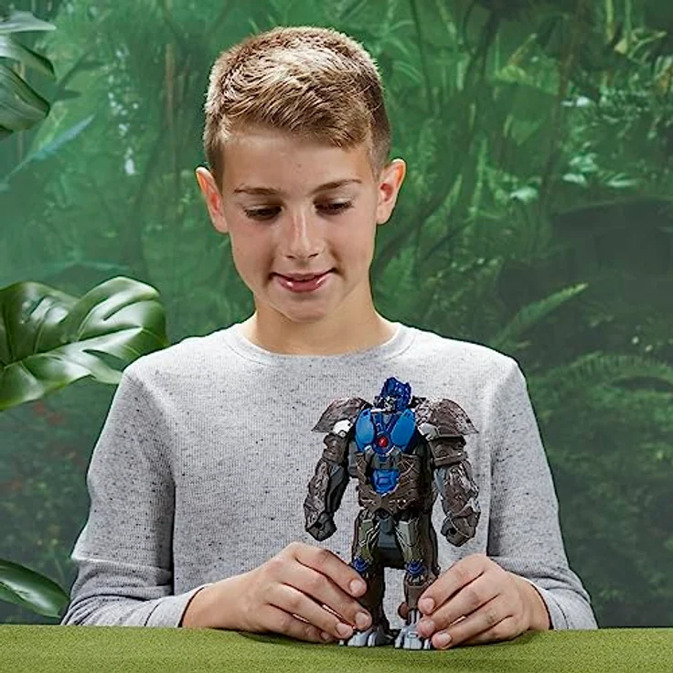 Transformers Smash Changer Optimus Primal Figur, 22,5 cm, 2 Modi, verwandelbar von Gorilla zu Roboter, für Kinder ab 6 Jahren – Bild 5