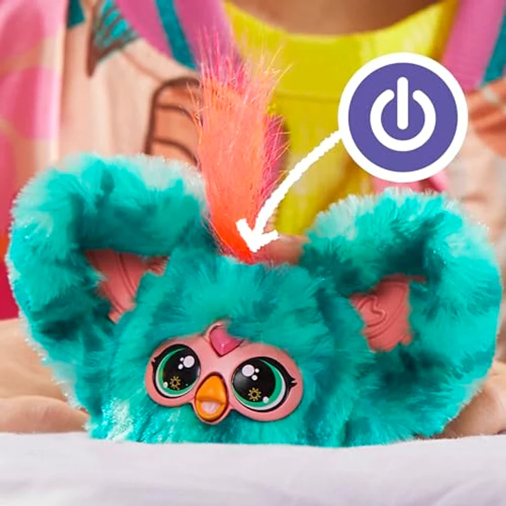 Hasbro Plüschfigur Furby, Furblets Mello-Nee, mit Sound, rot-grünes Fell - Preisvergleich – Bild 6