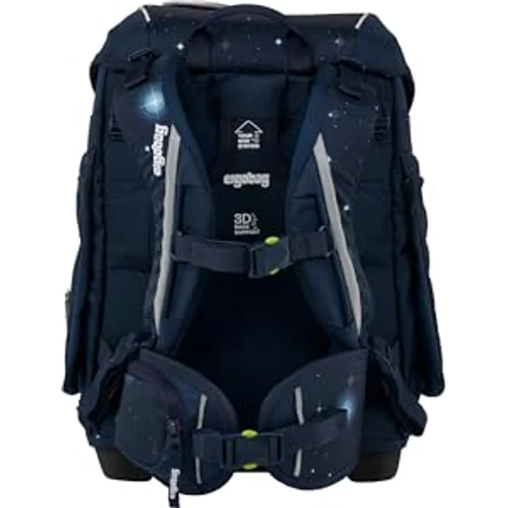 ergobag cubo Set, ergonomischer Schulranzen 5-teilig für die 1. Klasse, standfest, reflektierend, individuell gestaltbar, aus 27,7 recycelten PET-Flaschen – Bild 5