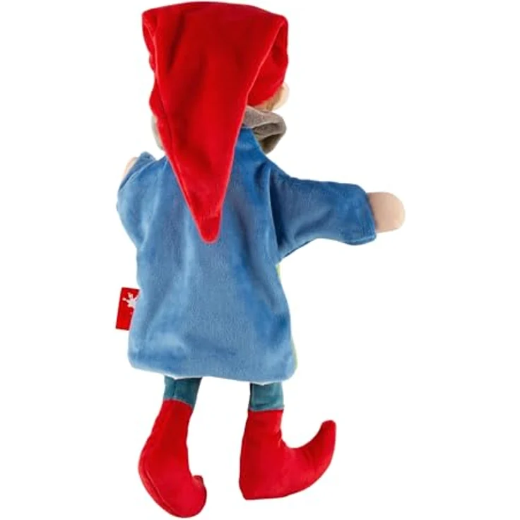 sigikid 43345 Handspielpuppe, Mehrfarbig/Kasper, OneSize - Kuschelweiche Handspielpuppe für Kasperletheater und Rollenspiele – Bild 2