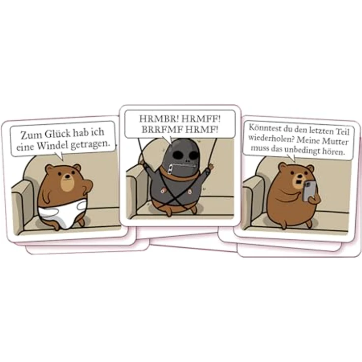 Exploding Kittens Horrible Couple (Extra Horrible Edition), kartenspiel für 2-8 Spieler ab 18 Jahren, deutsch, mit schwarzem Humor und 15 Minuten Spielzeit pro Partie – Bild 5