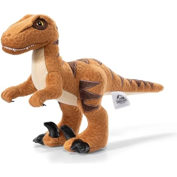 The Noble Collection Jurassic Park Collector Plüsch Velociraptor, Premium-Qualität, 25,4 cm hoch, Sammelstück, mehrere Stile – Bild 5