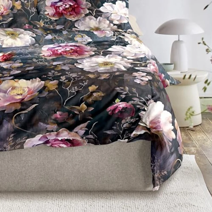 Irisette Mako-Satin Bettwäsche Wave 8574 multi Kinderbettwäschen atmungsaktiv und temperaturausgleichend, mit Qualitätsreißverschluss, hautsympathisch und anschmiegsam, schickes florales Muster, bei 60° C waschbar, trocknergeeignet – Bild 4