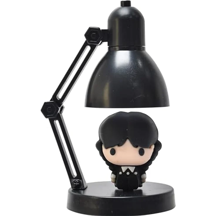 ThumbsUp! Mini Lampe - Wednesday, LED Nachtlicht im Gothic-Design, batteriebetrieben, 9cm hoch – Bild 1