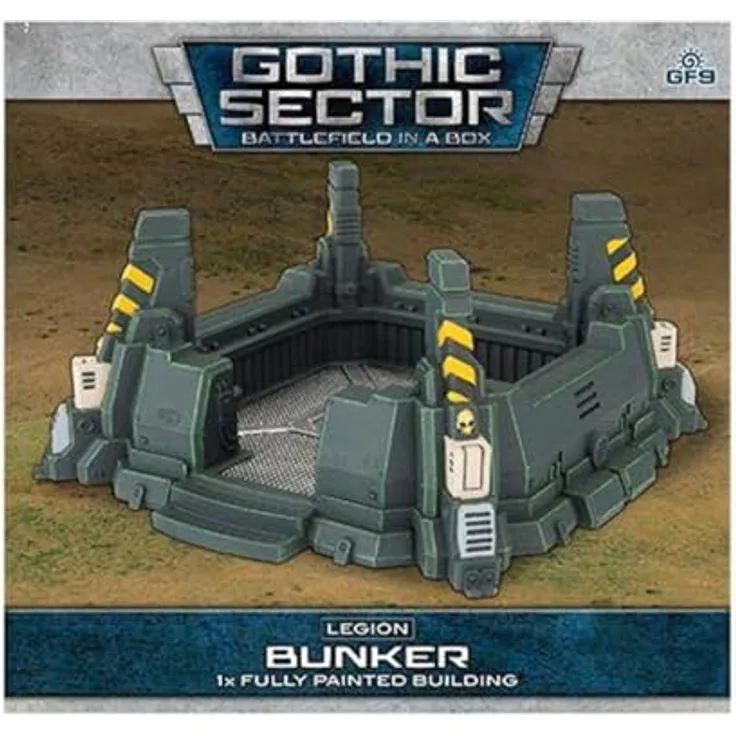 Gale Force Nine Gothic Sector: Legion Bunker (x1), Spiel Zubehör mit gotischem Design