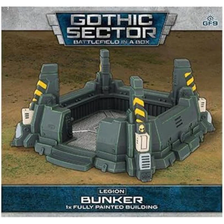 Gale Force Nine Gothic Sector: Legion Bunker (x1), Spiel Zubehör mit gotischem Design – Bild 1