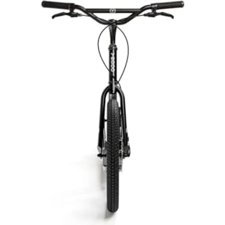 Yedoo Mezeq Tretroller, Geländetaugliches Offroad-Modell mit 20"/16" Rädern, schwarz, bis 150 kg belastbar, höhenverstellbarer Lenker – Bild 2
