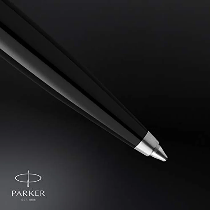 Parker 51 C.C. M, Kugelschreiber aus Edelstahl in Schwarz, handmontiert mit ikonischer Feder – Bild 5