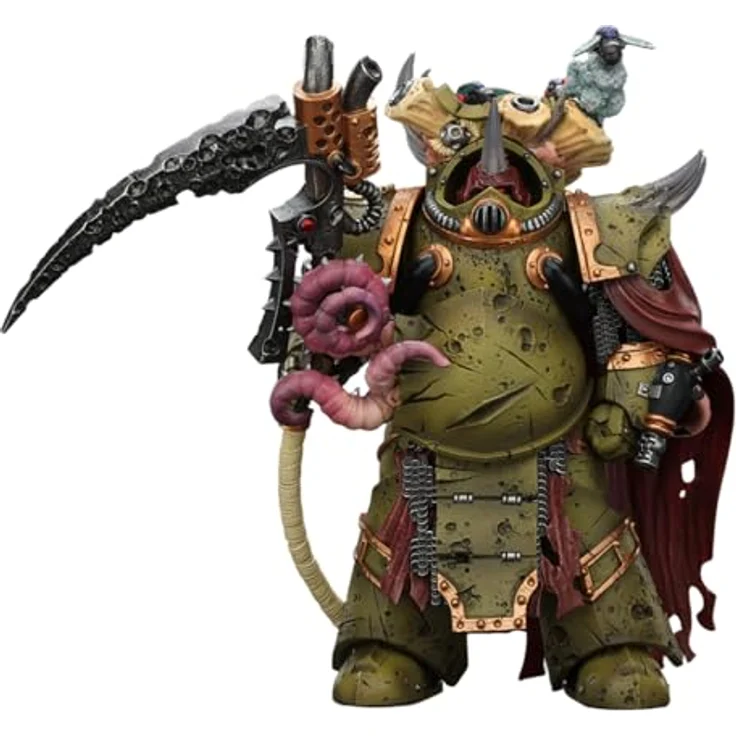Joy Toy Warhammer 40k Actionfigur 1/18 Death Guard Deathshroud Terminator 2, 14 cm mit Manreaper und Plaguespurter Gauntlet – Bild 1