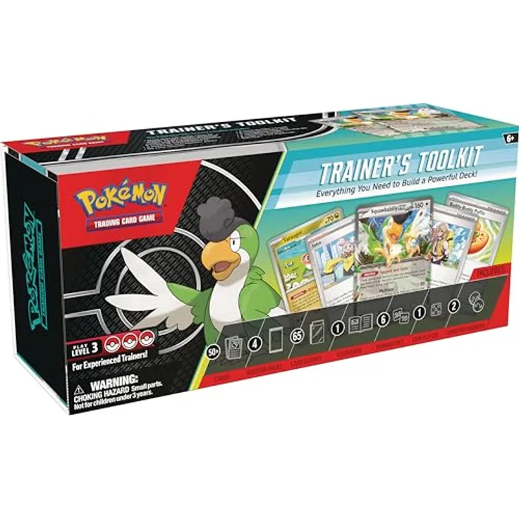 Pokémon TCG: 2024 Trainer's Toolkit, Kartenspiel mit über 50 Karten und Boosterpacks, inkl. Zubehör, Farbe: bunt