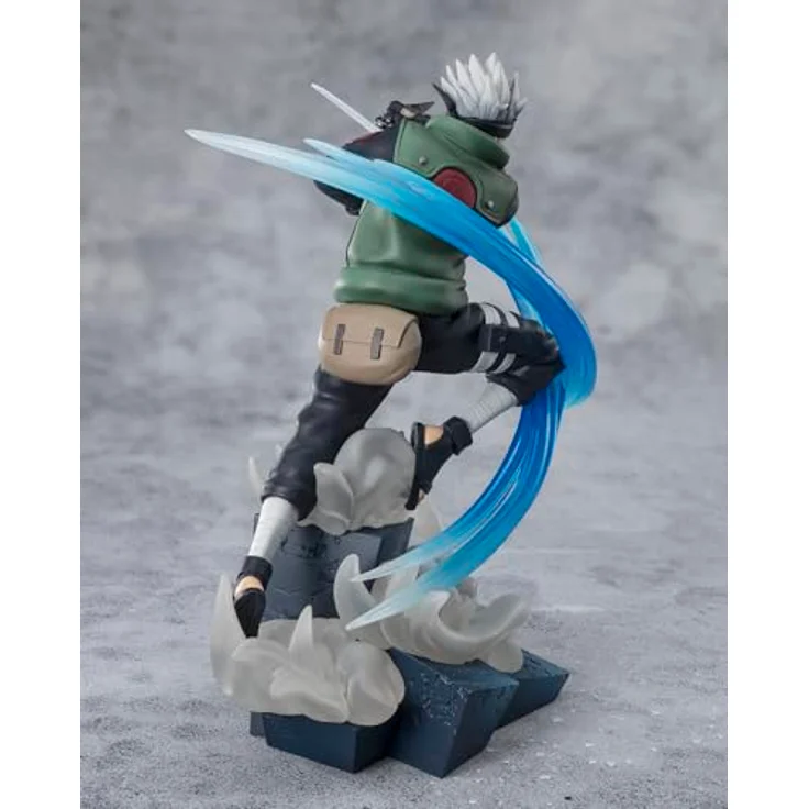 TAMASHII NATIONS Naruto Shippuden Figuarts Zero Extra Battle PVC Statue Kakashi Hatake, 20 cm, mit Base und Effekten – Bild 4