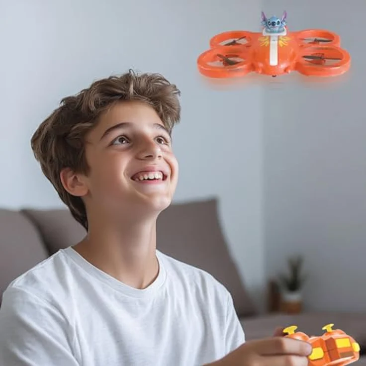 Lexibook My Flying Stitch RC, Ferngesteuertes 3D-Stitch Raumschiff mit Gestensteuerung und Loopings, für Innenbereich – Bild 4