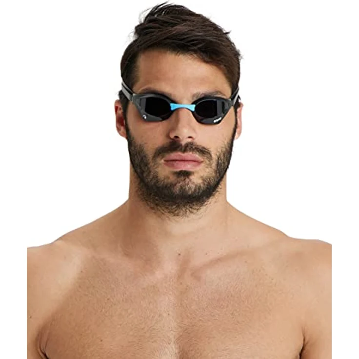 ARENA Unisex-Adult Cobra CORE Swipe Schwimmbrillen, Smoke-Black-Blue, NS – Bild 5