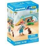 Playmobil® 71746 Junge mit Meerschweinchen, Spielset aus der my Life Reihe mit liebevoll gestalteter Tierumgebung