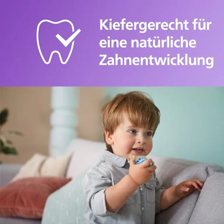 Philips Avent ultra air Nighttime Schnuller, 2er Pack, BPA-frei, atmungsaktiv, leuchtet im Dunkeln, für Babys ab 18 Monaten, inklusive Transport- und Sterilisationsbox (SCF376/23) – Bild 5