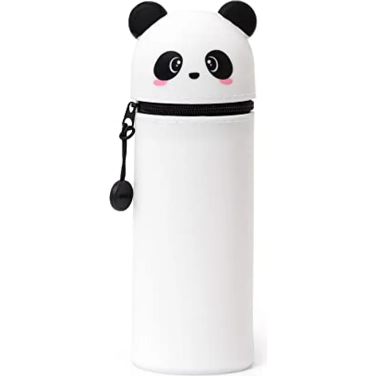 Legami Kawaii Federmäppchen 2 in 1 aus weichem Silikon, Panda