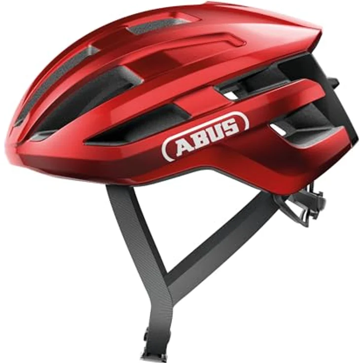 Abus PowerDome Rennradhelm, leichter Fahrradhelm mit Belüftungssystem und aerodynamischem Profil, für Damen und Herren, Made in Italy – Bild 1