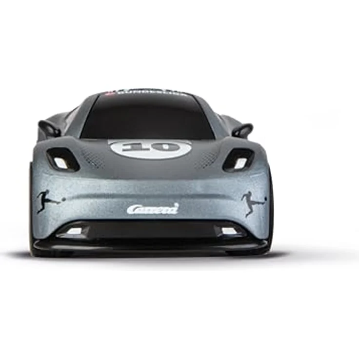 Carrera RC Fahrzeug Bundesliga Mini-RC Grau mit 24 Club-Stickern, 2,4 GHz, bis 5 km/h, 15 Min. Spielzeit, für Kinder ab 6 Jahren – Bild 3