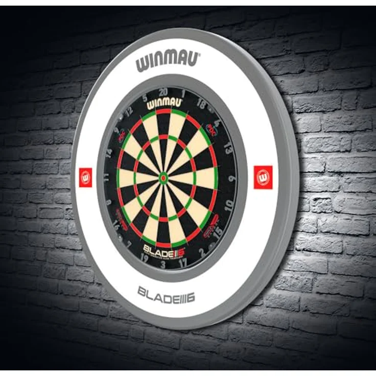Winmau Catchring Pro-Line 1.0, Auffangring für Dartspiele, weiß, Durchmesser ca. 68 cm, kompatibel mit allen Winmau Sisal-Dartboards – Bild 6