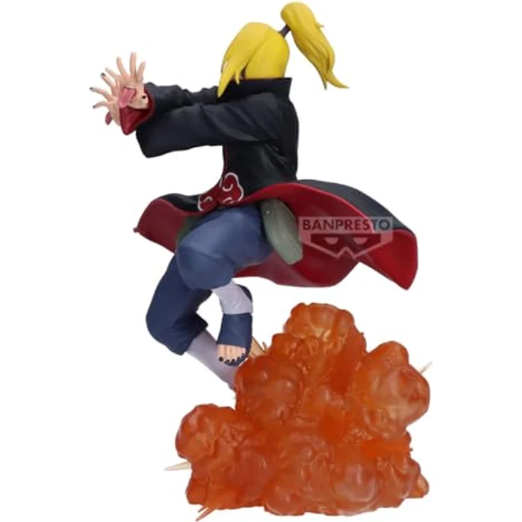 Banpresto Deidara Actionfigur, 18 cm PVC Sammlerstatue aus Naruto Shippuden, mehrfarbig, inklusive Basisständer – Bild 4