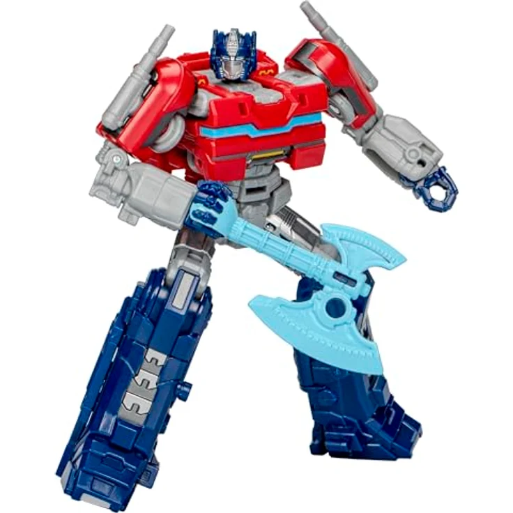 Transformers One Prime Changer Optimus Prime (Orion Pax), 12,7 cm Action-Figur mit 2-in-1 Verwandlung in cybertronischen Truck, Zubehör: Streitaxt und Matrix der Führerschaft – Bild 1