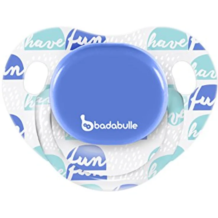 Badabulle B011224 Physiologische Schnuller, blau
