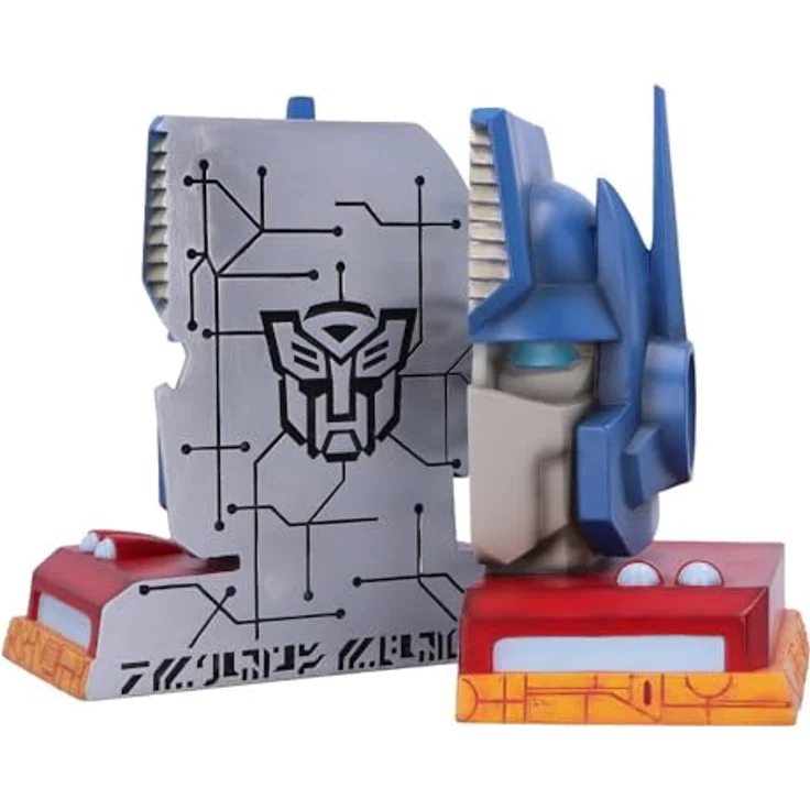 Nemesis Now Transformers Optimus Prime Buchstütze, 20 cm, hochwertiges Resin mit aufwendigen Details und verchromter Innenseite – Bild 5