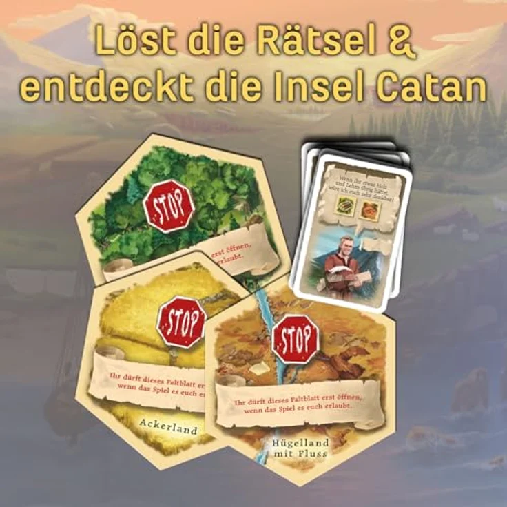 KOSMOS EXIT Abenteuer auf Catan (E), Gesellschaftsspiel für Erwachsene und Familien ab 10 Jahren – Bild 4