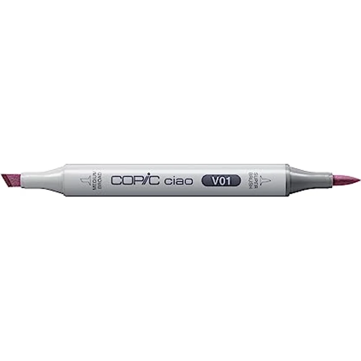Copic COPIC Ciao Marker Typ V - 01, Heath, vielseitiger Layoutmarker mit mittelbreiter und Brush-Spitze, schnelltrocknend, wischfest und nachfüllbar – Bild 2