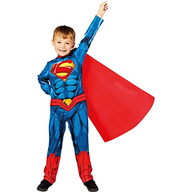 (PKT) (9910128) Child Boys Sustainable Superman Costume (10-12yr) – Bild 4