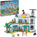 LEGO Friends Heartlake City Krankenhaus, Set mit Spielzeug-Hubschrauber und Figuren inkl. Autumn und Hund, Arzt-Spielzeug für Kinder, Geschenk für Mädchen und Jungen ab 7 Jahren 42621