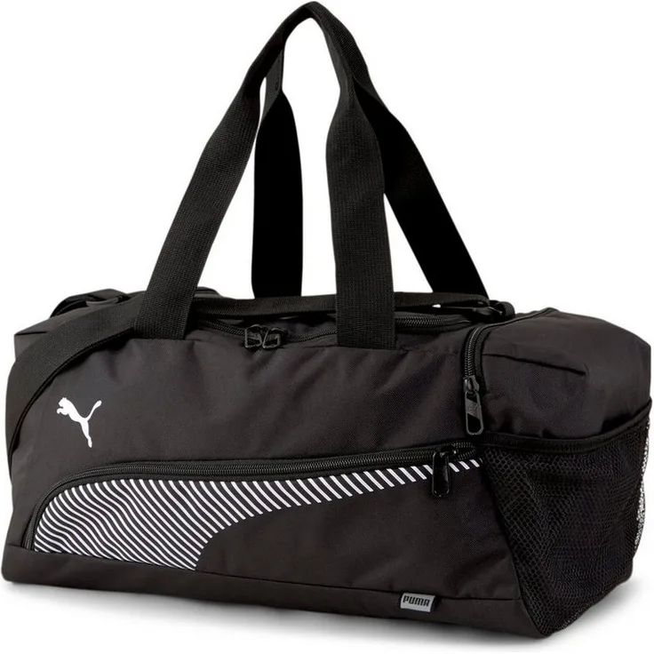 PUMA Sporttasche FUNDAMENTALS SPORTS BAG XS, Kindersporttasche in innovativem Design, schwarz