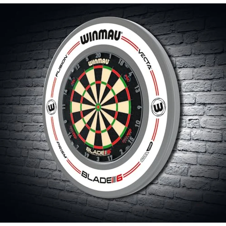Winmau Catchring Pro-Line 4449, Auffangring für Dartspiele, weiß, Durchmesser 68 cm, Wand- und Bodenschutz – Bild 5