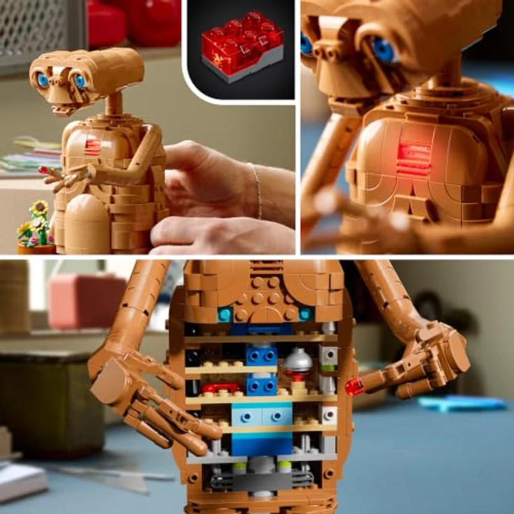 LEGO Ideas E.T. the Extra-Terrestrial (21370), 1.226-teiliges Sammlermodell mit beweglicher Figur, ab 18 Jahren – Bild 4