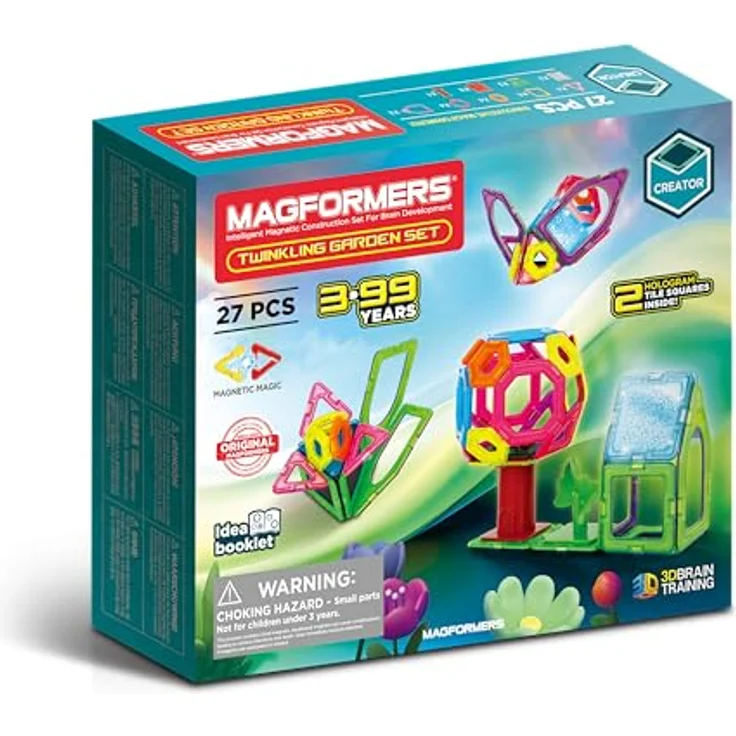 MAGFORMERS Twinkling Garden Set, Magnetisches Konstruktionsspielzeug – Bild 2