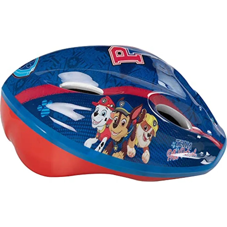 PAW PATROL Jungen Fahrradhelm für Kinder, blau, 52-56 cm mit Paw Patrol Grafik