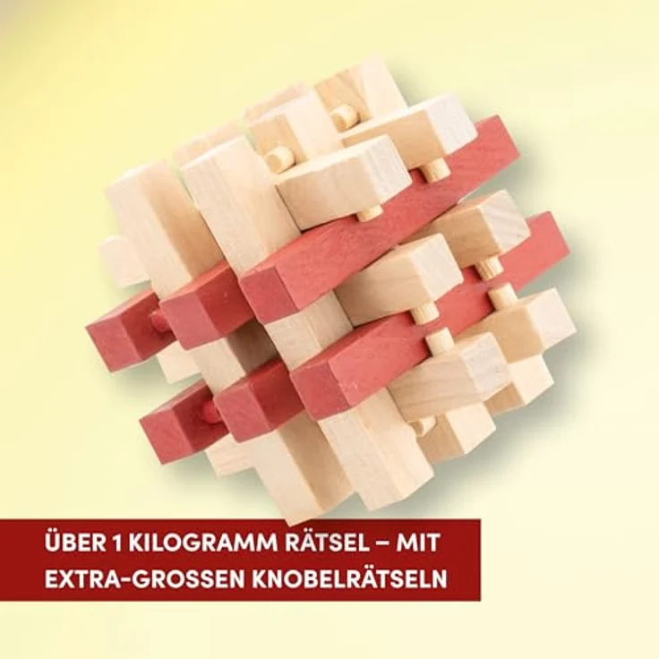 TOPP Knobelspiel-Adventskalender – 24 handverlesene IQ-Puzzles und Geduldsspiele aus hochwertigem Material mit bebilderten Anleitungen für Rätselfreunde – Bild 4