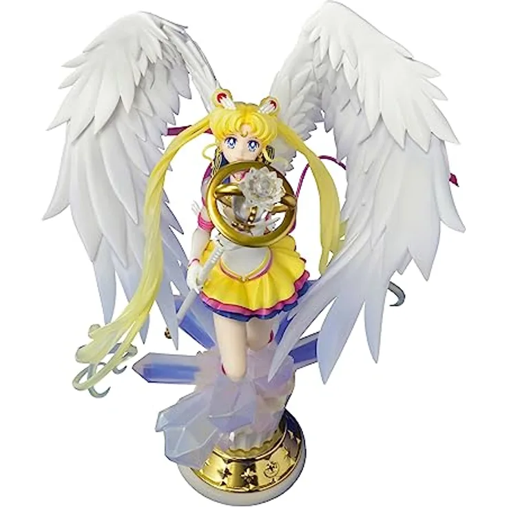 TAMASHII NATIONS - Pretty Guardian Sailor Moon Cosmos: Der Film - Ewiger Sailor Moon - Dunkelheit Ruft zum Licht und Licht, beschwört Dunkelheit, Bandai Spirits FiguartsZERO Chouette Figur, Höhe ca. 23,9 cm