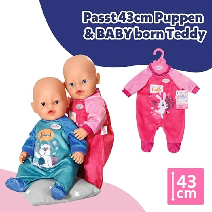 BABY born Strampler Pink 43cm – Bild 5